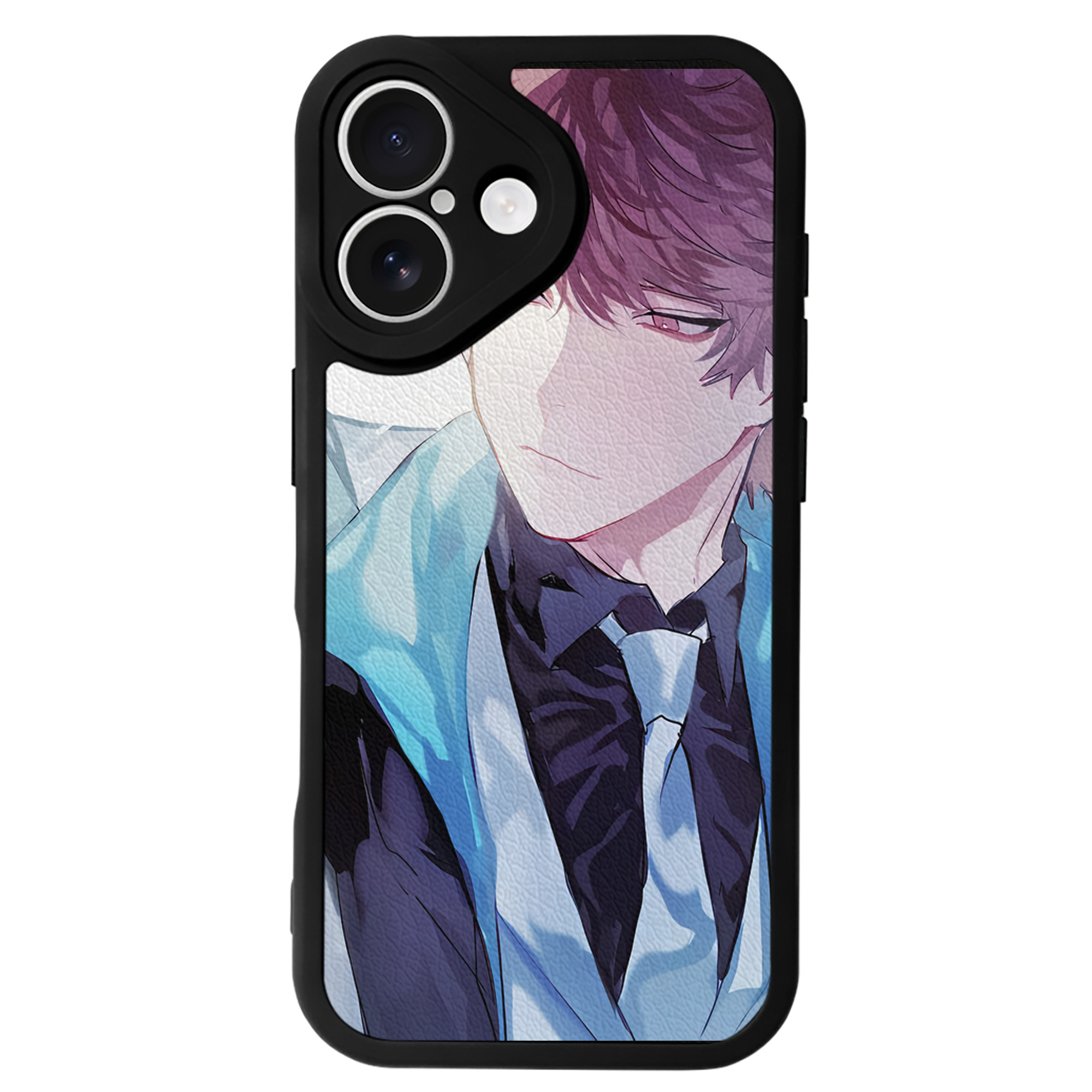 （画像用） ハイキュー!! Haikyu!! 【iPhone 16シリーズ対応】シリコンスマホケース（レザー調） 材質：シリコン